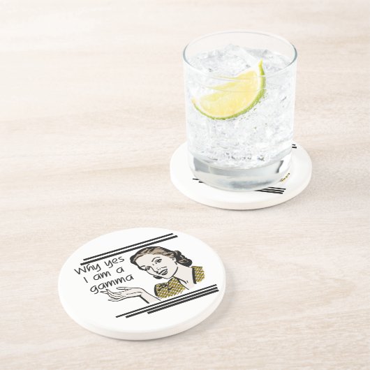 Dessous De Verre En Grès Rétros T-shirts gamma et cadeaux (Côté)