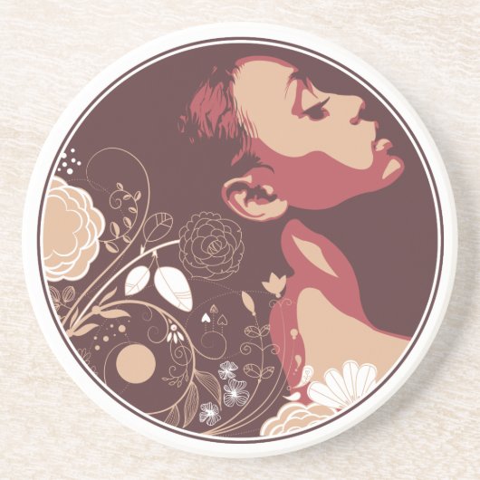 Dessous De Verre En Grès Rêve (Devant)