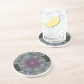 Dessous De Verre En Grès Réveil zen, reiki, guérison, chakra (Côté)