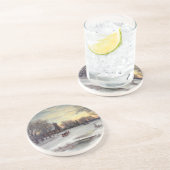 Dessous De Verre En Grès Réveillon de Noël (Côté)