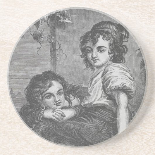 Dessous De Verre En Grès rêverie (Devant)