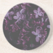 Dessous de verre en grès Reverie de lilas de minui (Devant)