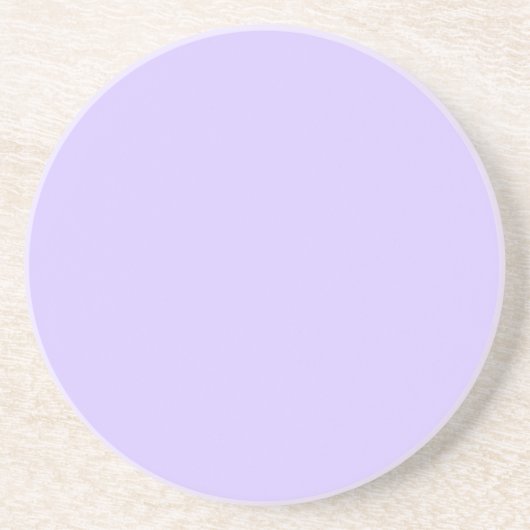 Dessous De Verre En Grès Rêves de Lilas Uni | Élégance Classique (Devant)