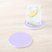 Dessous De Verre En Grès Rêves de Lilas Uni | Élégance Classique (Côté)
