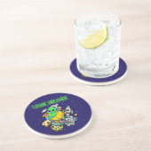 Dessous De Verre En Grès rêveur cosmique (Côté)