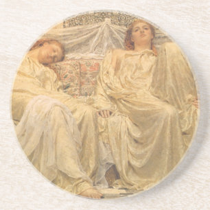Dessous De Verre En Grès Rêveurs par Albert Joseph Moore, Art victorien