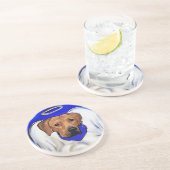 Dessous De Verre En Grès Rhodesian Ridgeback (Côté)