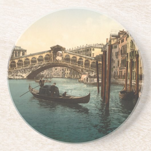 Dessous De Verre En Grès Rialto Bridge I, Venice, Italy (Devant)