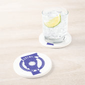 Dessous De Verre En Grès Ride Vermont (Côté)