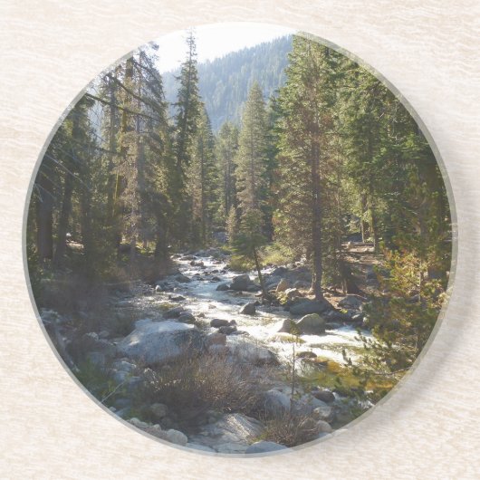 Dessous De Verre En Grès Rivière Kaweah dans le parc national de Sequoia (Devant)