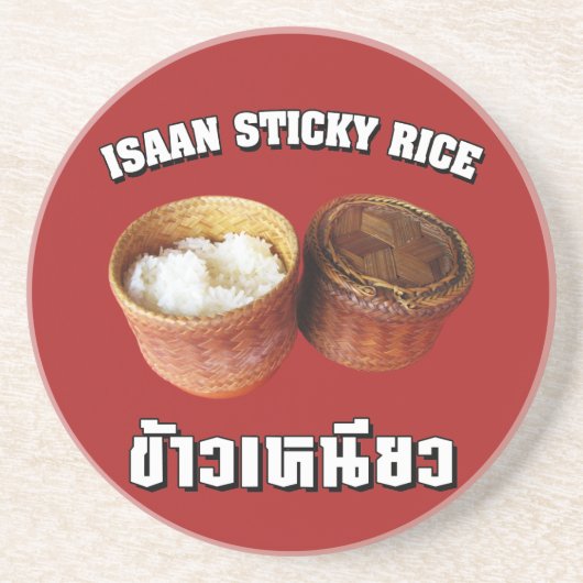 Dessous De Verre En Grès Riz Sticky Isaan [Khao Niao] (Devant)
