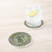 Dessous De Verre En Grès Robin Hood (Côté)