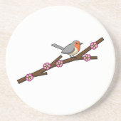 Dessous De Verre En Grès Robin sur Sakura (Devant)