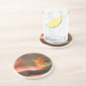 Dessous De Verre En Grès Robin sur une branche (Côté)