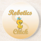 Dessous De Verre En Grès Robotique Chick (Devant)