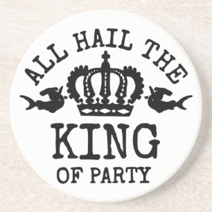 Dessous De Verre En Grès Roi de partie