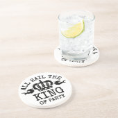 Dessous De Verre En Grès Roi de partie (Côté)