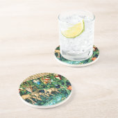 Dessous De Verre En Grès Roi médiéval Arthur William Morris (Côté)