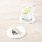 Dessous De Verre En Grès Roi Pékinese heureux (Côté)