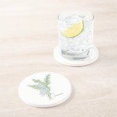 Dessous De Verre En Grès Romarin (Côté)