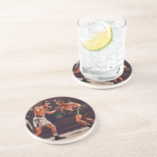 Dessous De Verre En Grès Rond final (Côté)