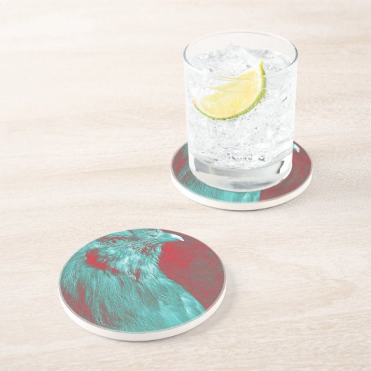 Dessous De Verre En Grès Rooster (Côté)