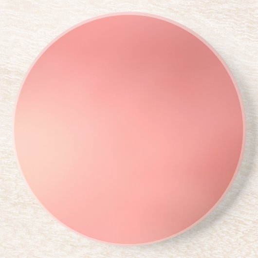 Dessous De Verre En Grès Rose (Devant)