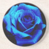 Dessous De Verre En Grès Rose bleu spectaculaire (Devant)