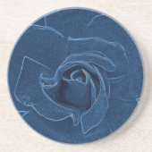 Dessous De Verre En Grès rose bleu velouté (Devant)