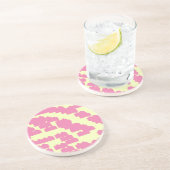 Dessous De Verre En Grès rose chance 888 (Côté)