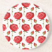 Dessous De Verre En Grès Rose intemporel (Devant)