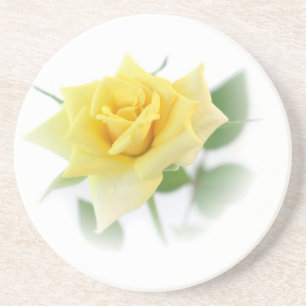 Dessous De Verre En Grès Rose jaune