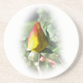 Dessous De Verre En Grès rose jaune (Devant)