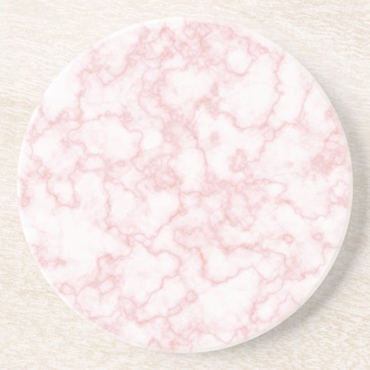 Dessous De Verre En Grès rose marbre (Devant)