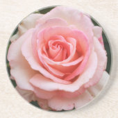 Dessous De Verre En Grès Rose rose simple (Devant)
