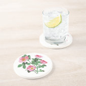 Dessous De Verre En Grès Rose sauvage rose foncé chintzy (Côté)