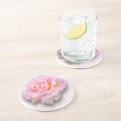 Dessous De Verre En Grès Rose 'Scentsation de rose (Côté)