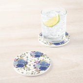 Dessous De Verre En Grès Roses et cerises (Côté)