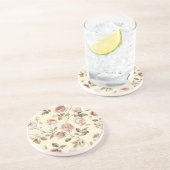 Dessous De Verre En Grès Roses vintages mignons (Côté)