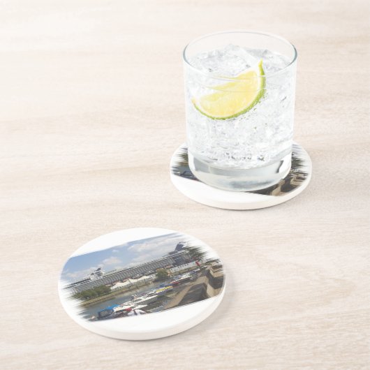 Dessous De Verre En Grès Rostock (Côté)