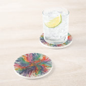 Dessous De Verre En Grès Roue de spectre de couleurs (Côté)
