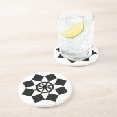 Dessous De Verre En Grès roue japonaise (Côté)