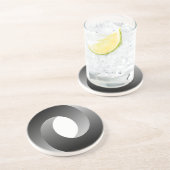 DESSOUS DE VERRE EN GRÈS ROUE SPIRALE (Côté)