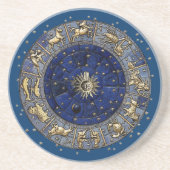 Dessous De Verre En Grès Roue Zodiac (Devant)