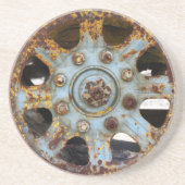 Dessous De Verre En Grès Rouille industrielle : Rais (Devant)