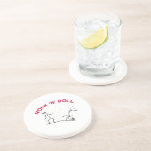 Dessous De Verre En Grès Rouleau Rock 'N' (Côté)