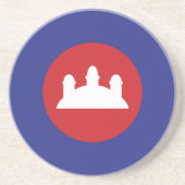 Dessous De Verre En Grès Roundel cambodgien (Devant)