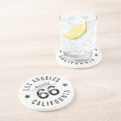 Dessous De Verre En Grès Route 66 (Côté)