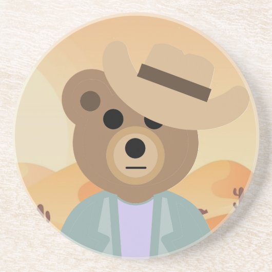 Dessous De Verre En Grès Routes du pays (Devant)