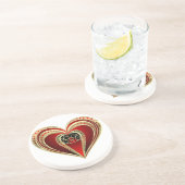 Dessous De Verre En Grès Royal Heart (Côté)